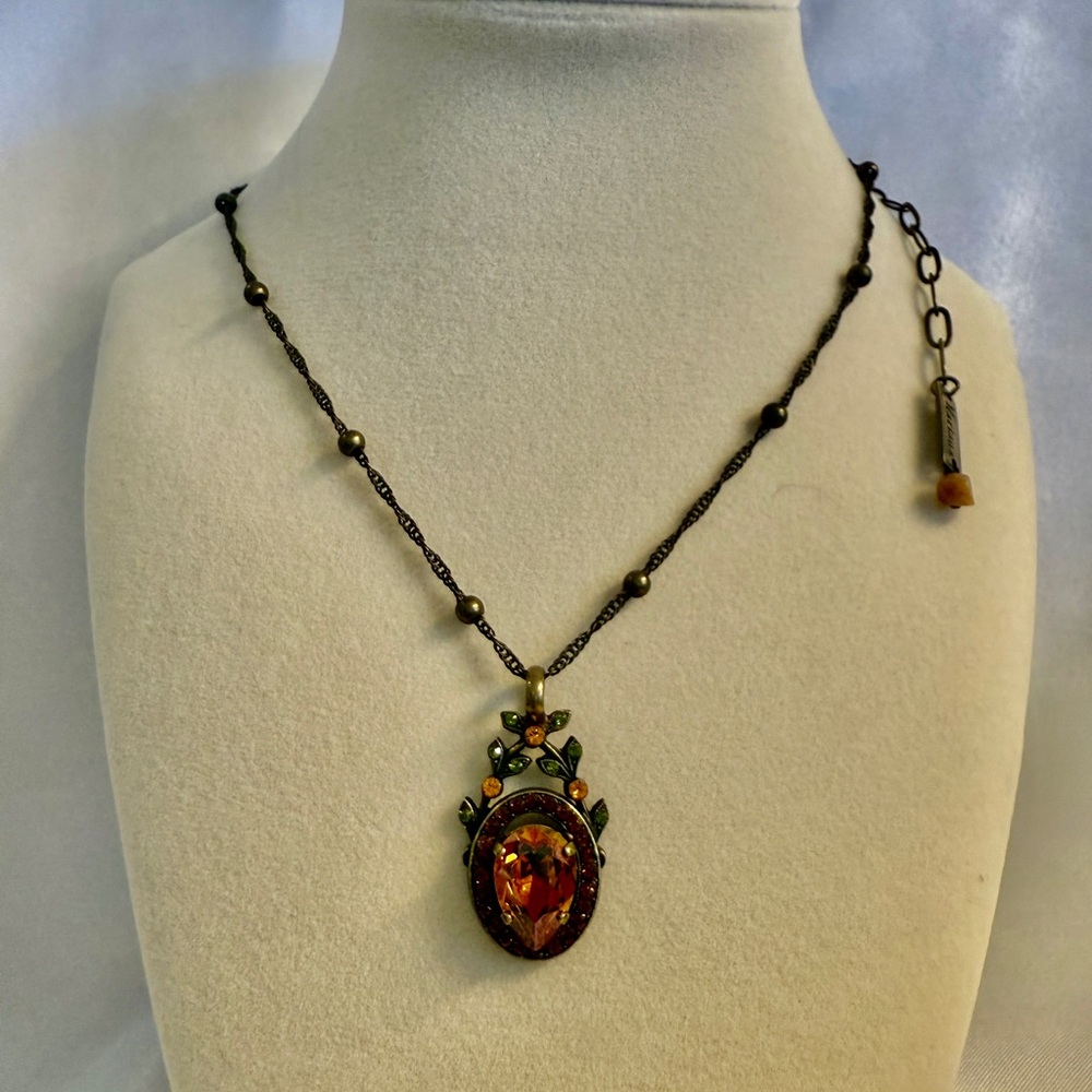 Mariana Citrine Colored Necklace
